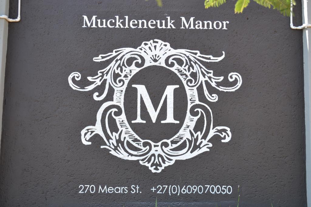 Muckleneuk Manor Hotell Pretoria-Noord Exteriör bild
